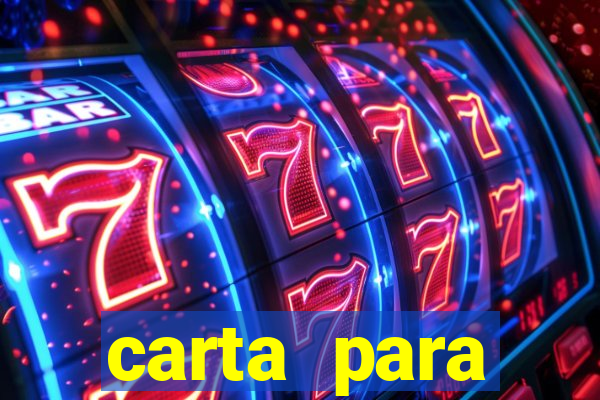 carta para encontrista homem